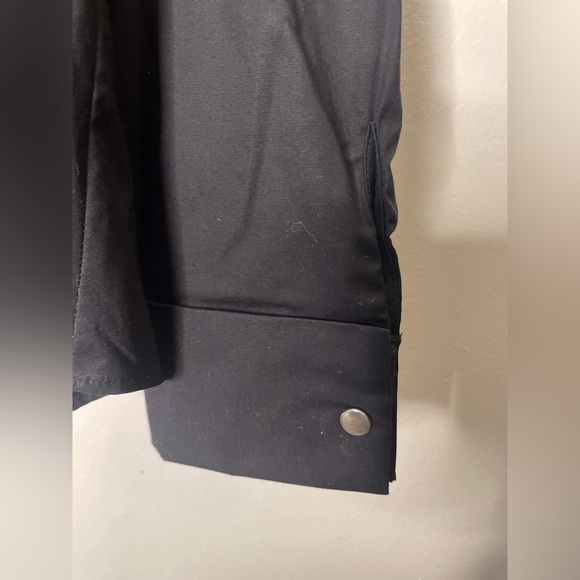 Brand new black topshop blouse with exposed back size small - Picture 3 of 6